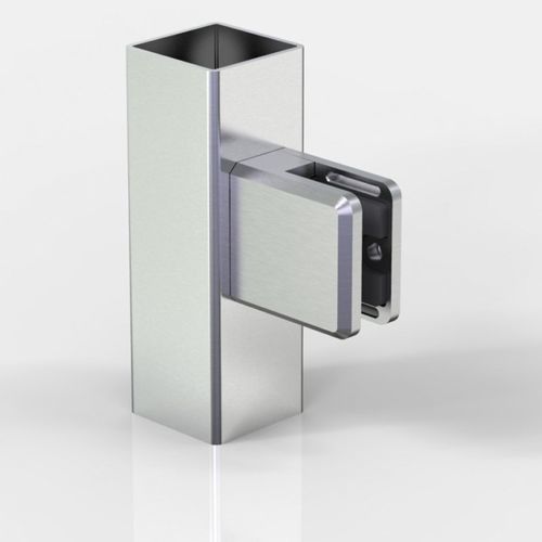 Morsetto per vetro in zinco - 4845VA2-A2-V - PAULI FRANCE  - per parapetto / per interni / per vetro