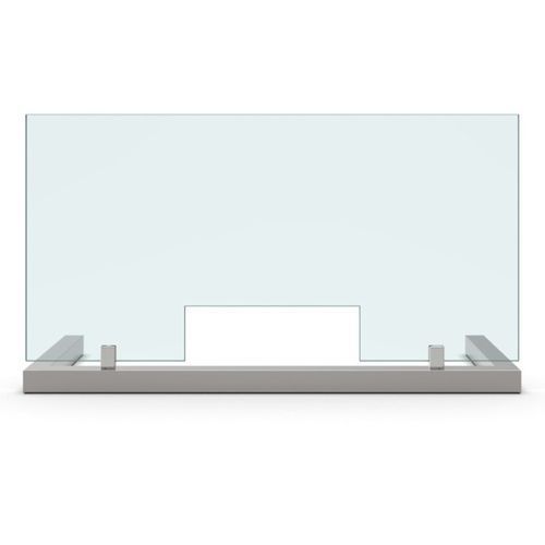 Divisorio per ufficio a pavimento - SET-3076 - PAULI FRANCE  - in vetro / in vetro acrilico / design