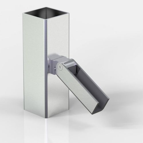 Morsetto per vetro in vetro - 9412VA - PAULI FRANCE  - per balcone / per scala / per vetro