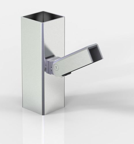Morsetto per vetro in vetro - 9413VA - PAULI FRANCE  - per balcone / per scala / per vetro