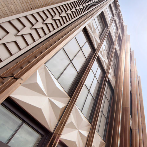 Facciata ventilata in metallo - EUROPANEL® - POHL Metal Systems GmbH - in fogli / grande formato