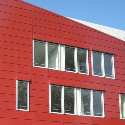 Facciata ventilata in metallo - ECOPANEL® - POHL Metal Systems GmbH - in fogli