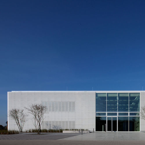 Maglia metallica in alluminio - ECOPANEL® EM - POHL Metal Systems GmbH - per rivestimento di facciata / architetturale / a maglia quadrata