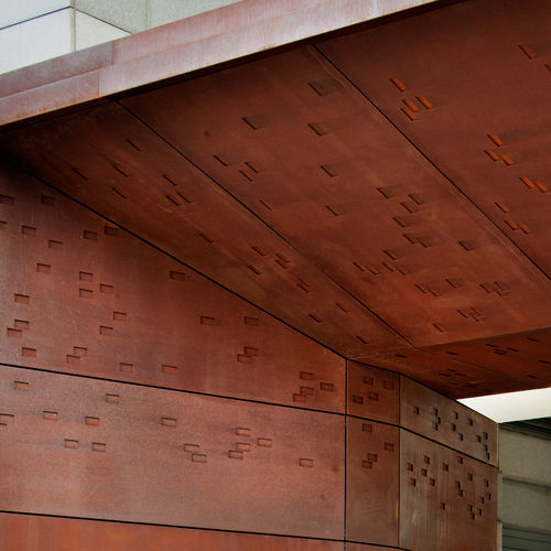 Lastra di paramento resistente alle intemperie - PHOENIX - POHL Metal Systems GmbH - in acciaio / da esterno / contemporanea