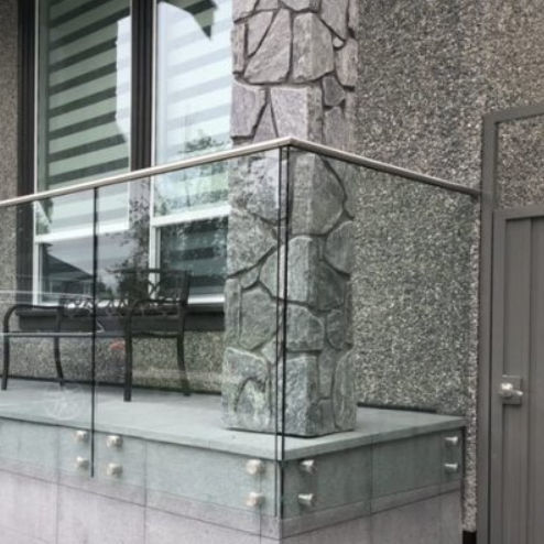 Balcone pannelli in vetro - SOLID STANDOFF - Qingdao Jinfer International Co., Ltd. - in alluminio