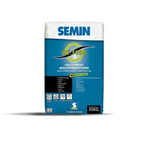 Intonaco di giunzione - CE 3000 - SEMIN - sigillante / di lisciatura / per interni
