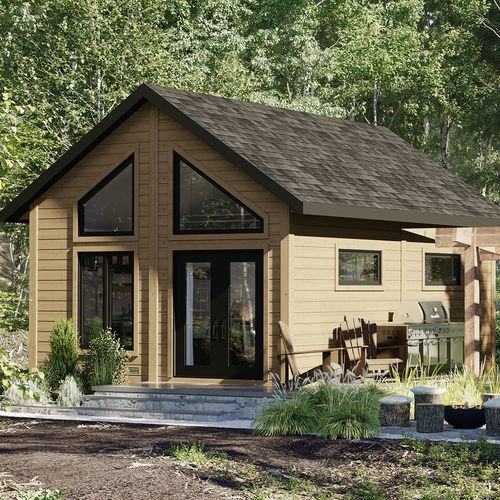 Micro-casa individuale - Alpine - TIMBER BLOCK  - contemporanea / per bed and breakfast