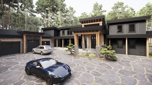 Casa con terrazza - Riverside - TIMBER BLOCK  - MOB / in vetro / per uso residenziale