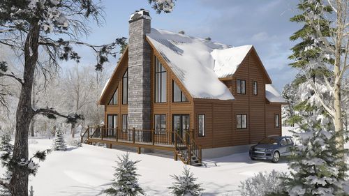 Casa in pseudomuratura - Colorado - TIMBER BLOCK  - contemporanea / duplex / MOB