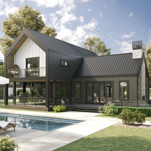Casa in pseudomuratura - Oakley - TIMBER BLOCK  - contemporanea / MOB / per uso residenziale