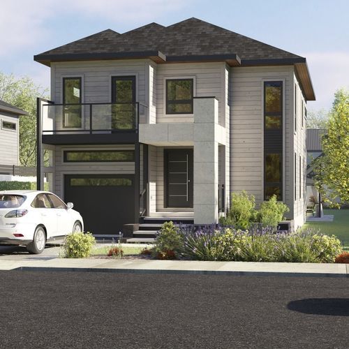 Casa in pseudomuratura - Surrey - TIMBER BLOCK  - ecologica / contemporanea / MOB
