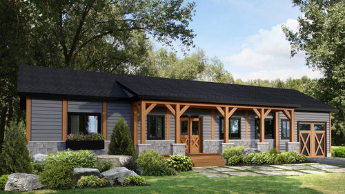 Casa in pseudomuratura - Redmond - TIMBER BLOCK  - contemporanea / MOB / per uso residenziale
