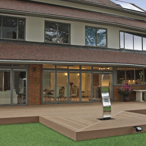 Listone per esterno in composito - TWINFINISH® - TimberTech® - in legno massiccio / a clip / con scanalature