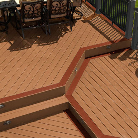 Listone per esterno in legno composito - TIMBERTECH&reg; LEGACY - TimberTech® - aspetto legno / a clip / impermeabile