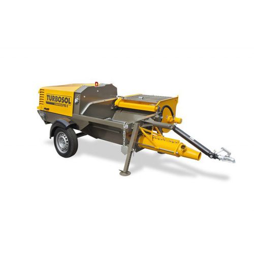 Pompa per calcestruzzo montata su rimorchio - PRO H BMS - TURBOSOL PRODUZIONE SPA 