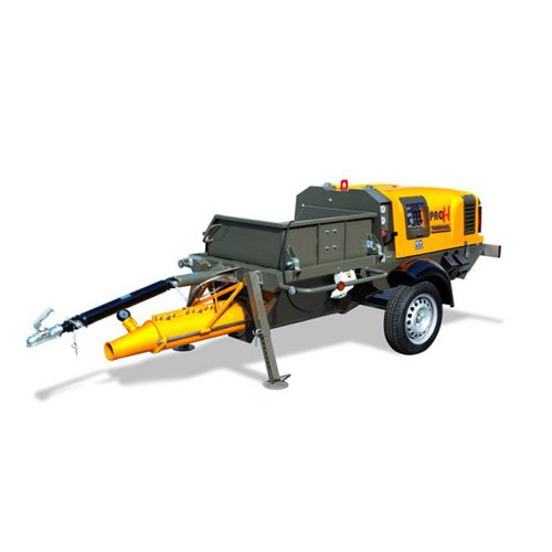 Pompa per calcestruzzo montata su rimorchio - PRO H CLB - TURBOSOL PRODUZIONE SPA 