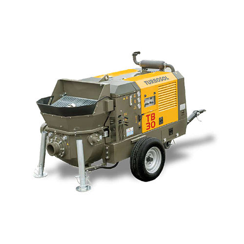 Pompa per calcestruzzo montata su rimorchio - TB 30 - TURBOSOL PRODUZIONE SPA 