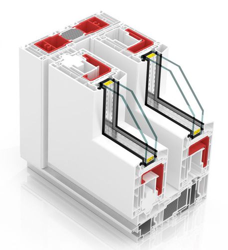 Finestra in PVC - 70 - VETREX  - scorrevole a vasistas / a doppi vetri / termoisolante