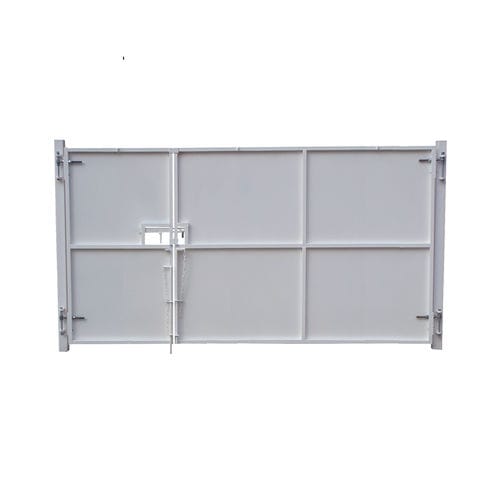 Cancello battente - 375 series - BATISEC  - in acciaio / a pannello / per cantiere