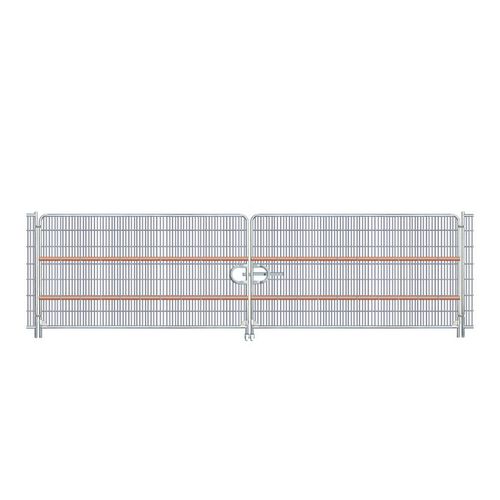 Cancello battente - 275-6710 - BATISEC  - in acciaio galvanizzato / in rete metallica / per cantiere