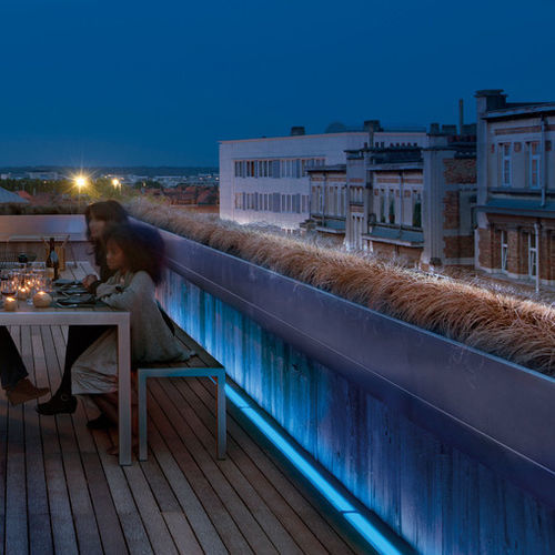 Listone per esterno in polietilene - BOARD 100 - B-FIX  - luminoso a LED