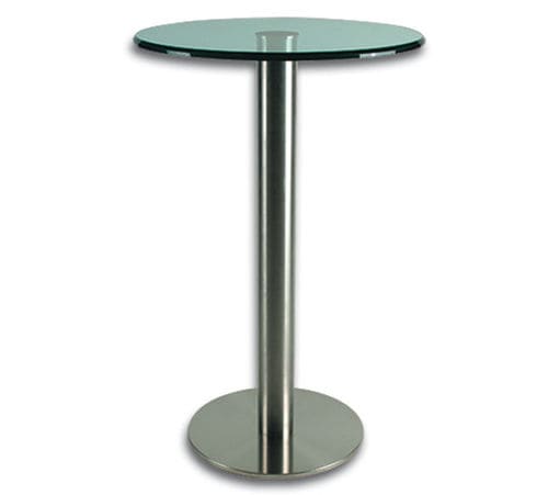 Base per tavolo in acciaio inossidabile spazzolato - BO 5500159	 - BOHLE AG - contemporaneo / per tavolo alto / a base rotonda