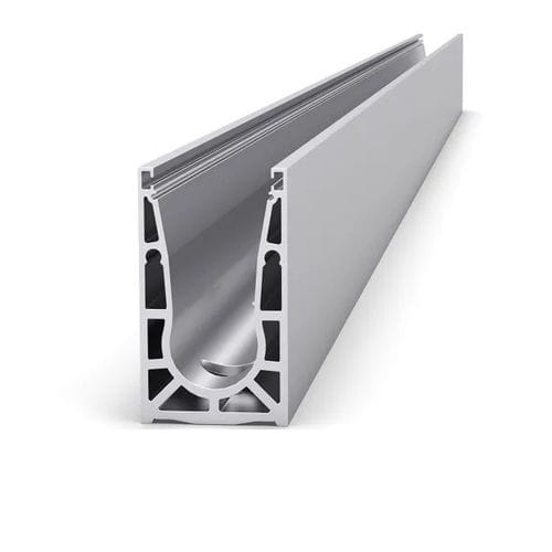 Profilo in alluminio estruso - VetroMount® - BOHLE AG - in alluminio anodizzato / a U / a Y