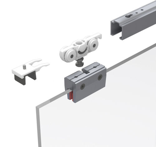 Sistema scorrevole in metallo - SlideTec modul 80 - BOHLE AG - per porta in vetro / per uso residenziale / contract