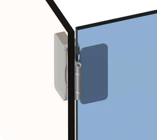 Cerniera per porta a vetri - BO 5205247 - BOHLE AG - in acciaio inossidabile spazzolato / contemporanea / 200°