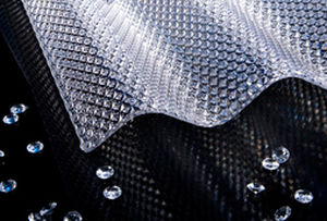 Lastra in policarbonato ondulata - MARLON CS DIAMOND - BRETT MARTIN LTD - per coperture / per interni / con pannelli con protezione UV