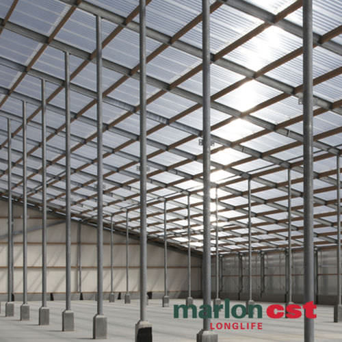 Lastra in policarbonato alveolare - MARLON CST LONGLIFE - BRETT MARTIN LTD - per tetti / isolante