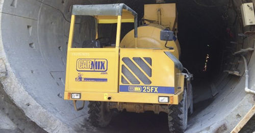 Autobetoniera diesel - 25FX - CARMIX - elettrica / per cantiere / di carico