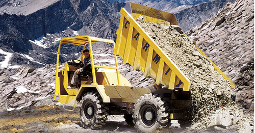 Dumper a scarico posteriore - D6 - CARMIX - per cassette / gommato / per cantiere