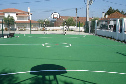 Pavimentazione sportiva da esterno - CARMO - in gomma / professionale