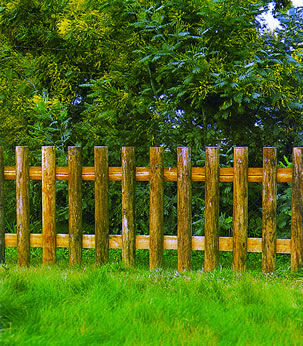 Recinzione a sbarre - 2191 - CARMO - da giardino / in legno / classica