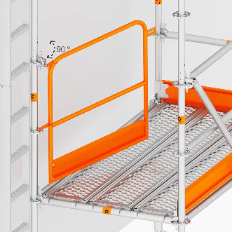 Ponteggio in alluminio - US® SWING DOORS - Catari - di grande altezza / universale