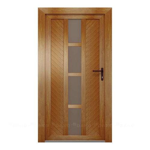 Porta d'ingresso - BELLA - DAKO  - in PVC / battente / semivetrata