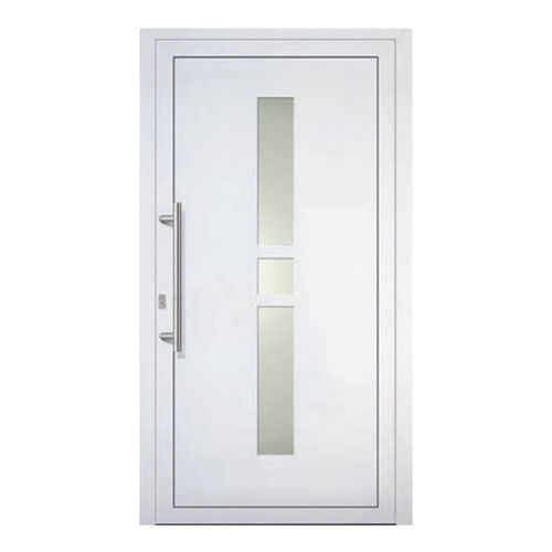 Porta d'ingresso - AUREA - DAKO  - in PVC / battente / semivetrata