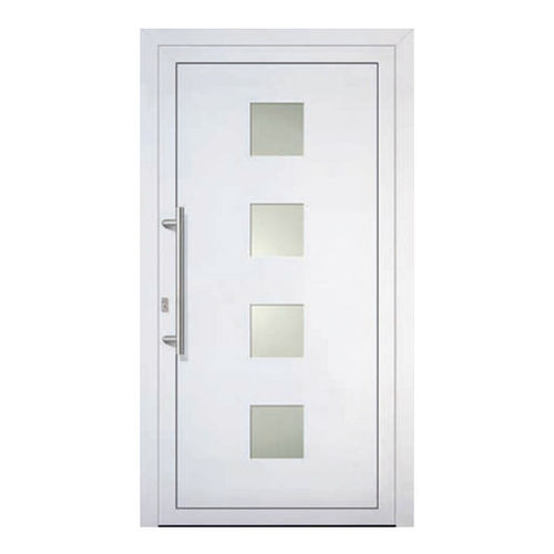 Porta d'ingresso - GEMMA - DAKO  - in PVC / battente / semivetrata