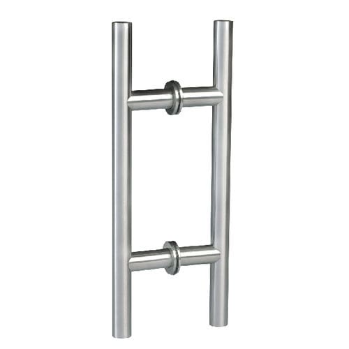 Maniglia per porta - T-Line - DM043 - DESIGN-MAT - in acciaio inossidabile spazzolato / classica / per uso residenziale