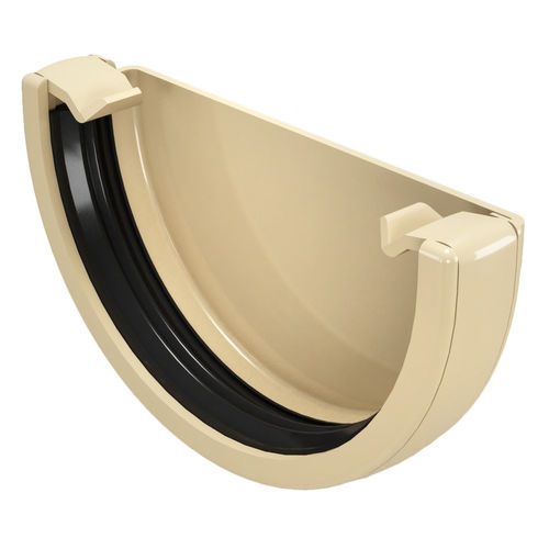 Terminale per grondaia in PVC - CLASSIC 120 - DEVOREX PLC - semitondo