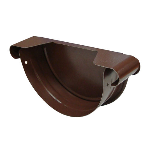 Terminale per grondaia in metallo - FAVORIT 130 - DEVOREX PLC - semitondo