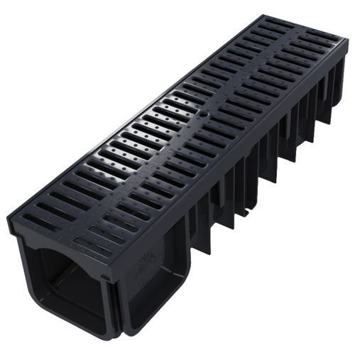 Canaletta con griglie - XDRAIN - DEVOREX PLC - polimerica / in PP / in poliammide