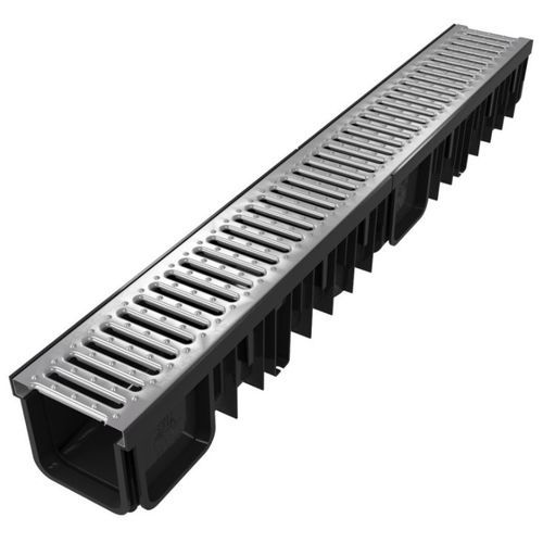 Canaletta con griglie - 3800150901946 - DEVOREX PLC - griglia in acciaio galvanizzato / per terrazza / per strade