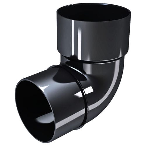 Raccordo per grondaie - BEND 87.5&deg; &Oslash;80 - DEVOREX PLC - in PVC / angolare