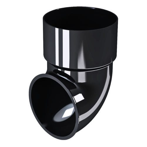 Raccordo per grondaie - ENDING BEND &Oslash;80 - DEVOREX PLC - in PVC / angolare