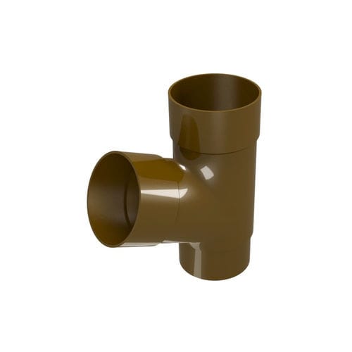 Raccordo per grondaie - BRANCH 67.5 &Oslash;80 - DEVOREX PLC - in PVC / a T