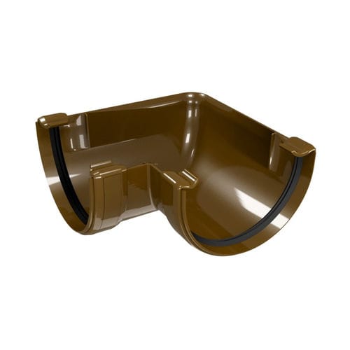 Bocchettone di scarico angolare - 3800150903643 - DEVOREX PLC - in PVC / per grondaie