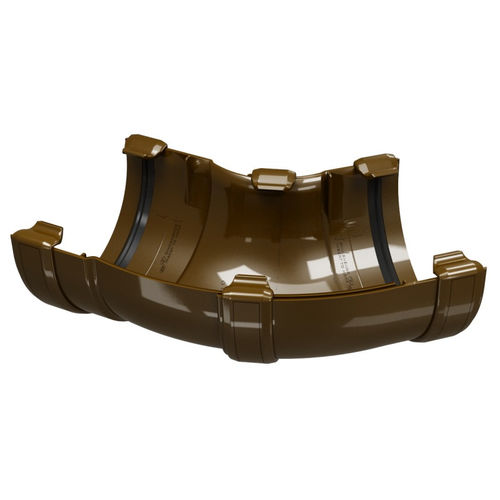 Bocchettone di scarico angolare - UNIVERSAL ANGLE 60&deg;-160&deg; - DEVOREX PLC - in PVC / per grondaie