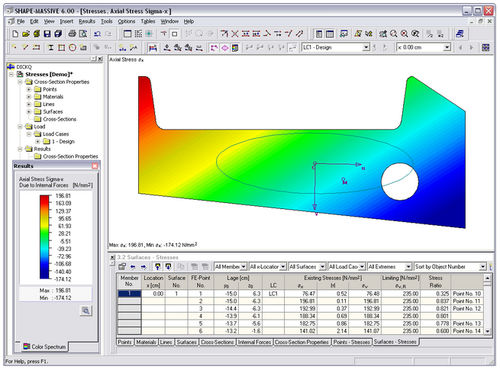 Software di analisi strutturale - SHAPE-MASSIVE 6.XX - DLUBAL GMBH ING- SOFTWARE - per strutture in calcestruzzo / 2D